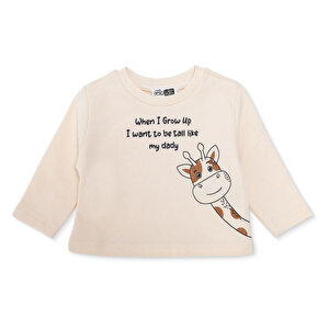 HelloBaby, Uzun Kol Ts, Ekru, 3 - 6 Ay